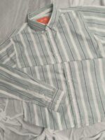 Slim Fit Vertical Stripe Shirt - Image 4