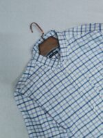 Oxford Cotton White Check Shirt
